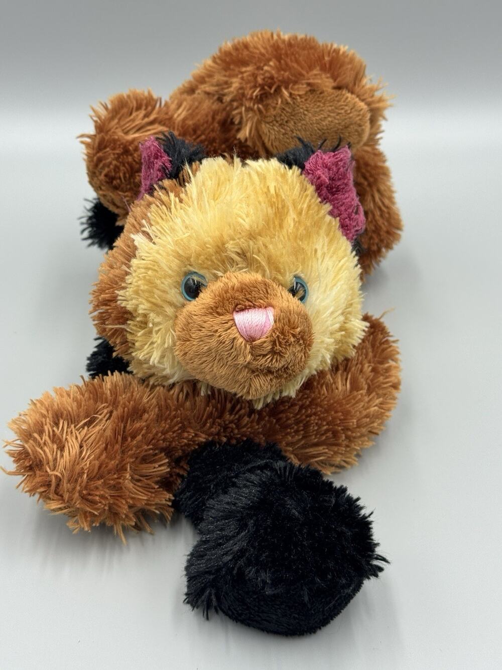 2006‎ Old Navy Cat Plush Long Legs Calico Stuffed Animal Floppy Pink Nose